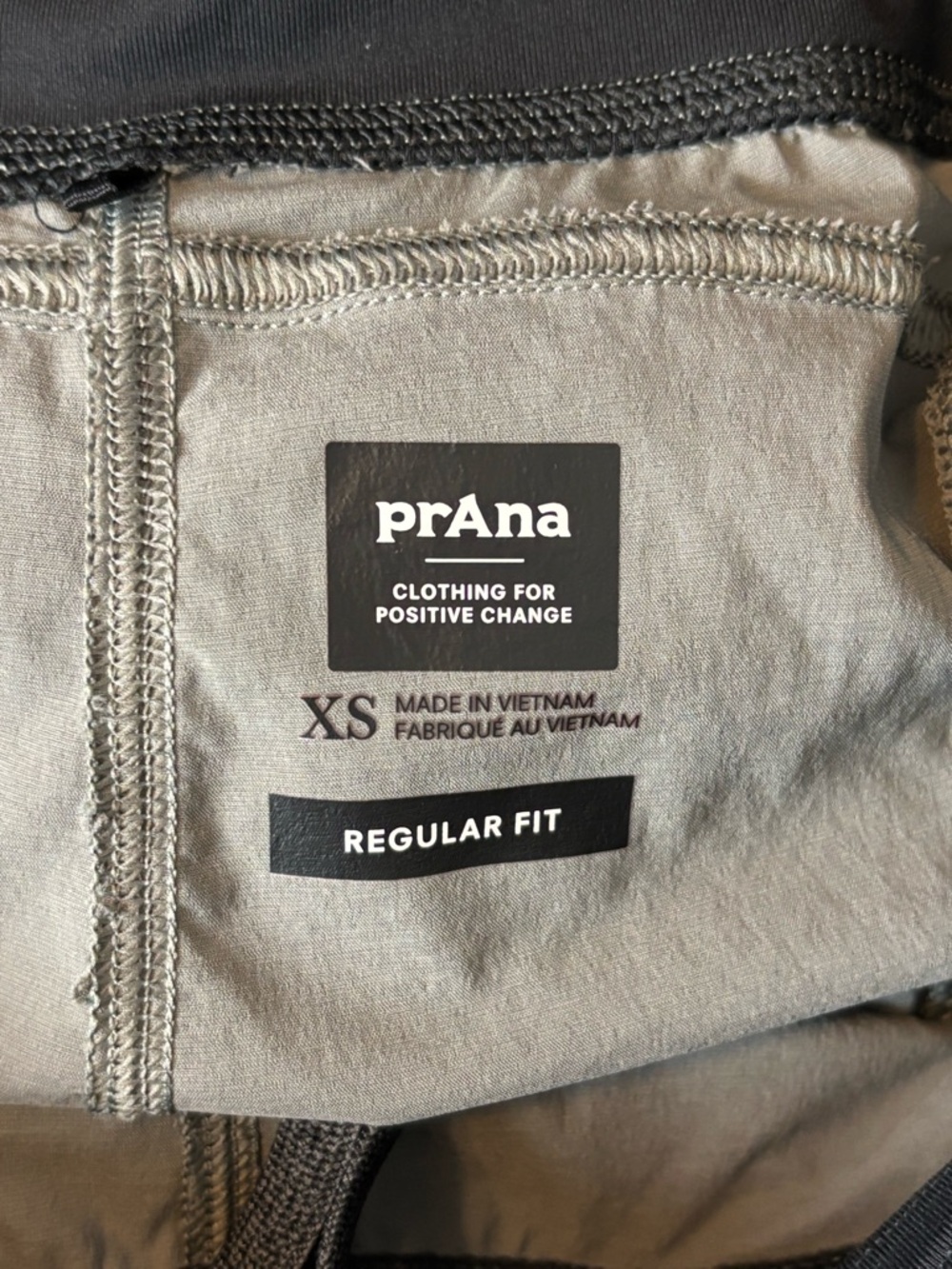 Prana Pants Womens XS Grey Koen Mid Rise Stretch Outdoors Hiking Regular Fit - Picture 8 of 9